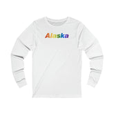 Alaska Long Sleeve Tee: Pride Gradient Design