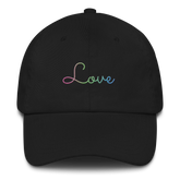 Polysexual Love Script Hat: Elegantly Embroidered Pride Cap
