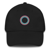 Embroidered Hat: Polysexual Pride Ring Emblem Design