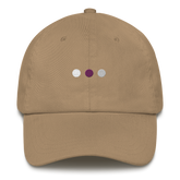 Embroidered Demisexual Hat: Pride Flag Horizontal Circle Design