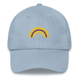 Embroidered Intersex Rainbow Hat: Pride Flag LGBTQ+ Design