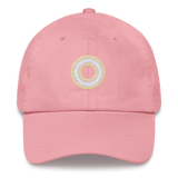 Embroidered Hat: Pangender Pride Ring Emblem Design