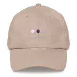Embroidered Demisexual Hat: Pride Flag Horizontal Circle Design