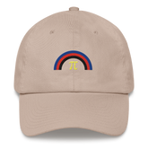 Embroidered Polyamory Rainbow Hat: Pride Flag LGBTQ+ Design