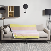 Pangender Pride Throw Blanket: Cozy LGBTQ+ Decorative Print