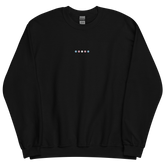 Embroidered Transgender Sweatshirt: Pride Flag Horizontal Circle Design