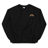 Embroidered Pride Rainbow Sweater: Pride Flag LGBTQ+ Design