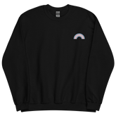 Embroidered Transgender Rainbow Sweater: Pride Flag LGBTQ+ Design