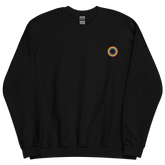 Embroidered Sweatshirt: Pride Ring Emblem Design
