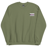 Demisexual Pride Flag Embroidered Sweatshirt