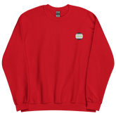 Agender Flag Embroidered Circle Sweatshirt: Celebratory LGBTQ+ Pride Design