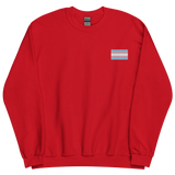Transgender Pride Flag Embroidered Sweatshirt