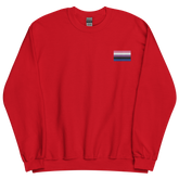 Genderfluid Pride Flag Embroidered Sweatshirt