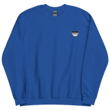 Asexual Flag Embroidered Heart Sweater: Celebratory LGBTQ+ Pride Design