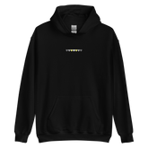 Embroidered Demigender Hoodie: Pride Flag Horizontal Heart Design