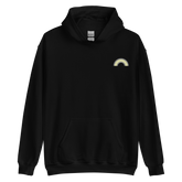 Embroidered Demigender Rainbow Hoodie: Pride Flag LGBTQ+ Design