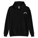 Embroidered Genderqueer Rainbow Hoodie: Pride Flag LGBTQ+ Design