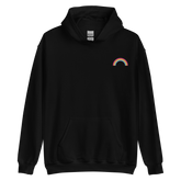 Embroidered Pansexual Rainbow Hoodie: Pride Flag LGBTQ+ Design