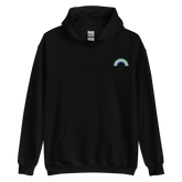 Embroidered Gay Pride Rainbow Hoodie: Pride Flag LGBTQ+ Design