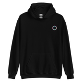 Embroidered Hoodie: Polysexual Pride Ring Emblem Design