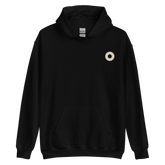 Embroidered Hoodie: Pangender Pride Ring Emblem Design