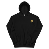 Embroidered Hoodie: Intersex Pride Ring Emblem Design