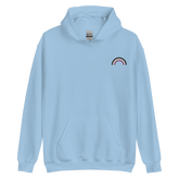 Embroidered Asexual Rainbow Hoodie: Pride Flag LGBTQ+ Design