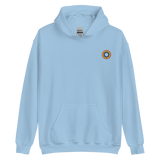 Embroidered Hoodie: Pride Ring Emblem Design