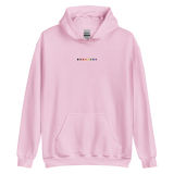 Embroidered Philly Pride Hoodie: Pride Flag Horizontal Square Design