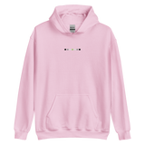 Embroidered Agender Hoodie: Pride Flag Horizontal Square Design