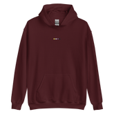 Embroidered Nonbinary Hoodie: Pride Flag Horizontal Circle Design
