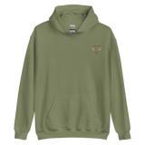 Lesbian Heart Hoodie: Embroidered Pride Sweatshirt