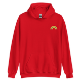 Embroidered Intersex Rainbow Hoodie: Pride Flag LGBTQ+ Design