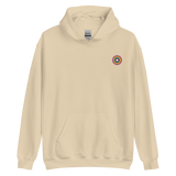Embroidered Hoodie: Gilbert Baker Pride Ring Emblem Design
