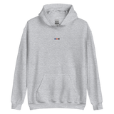 Embroidered Polyamory Hoodie: Pride Flag Horizontal Square Design
