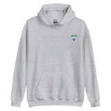Gay Pride Flag Embroidered Heart Hoodie: Celebratory LGBTQ+ Pride Design