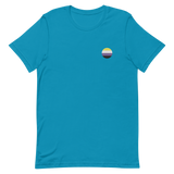 Nonbinary Flag Embroidered Circle Tee: Celebratory LGBTQ+ Pride Design