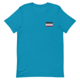 Asexual Pride Flag Embroidered T-Shirt
