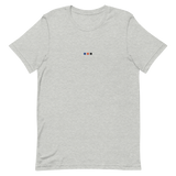 Embroidered Polyamory T-Shirt: Pride Flag Horizontal Square Design
