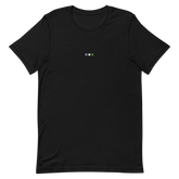 Embroidered Genderqueer T-Shirt: Pride Flag Horizontal Square Design