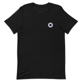 Embroidered Tee: Transgender Pride Ring Emblem Design