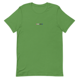Embroidered Genderfluid T-Shirt: Pride Flag Horizontal Square Design