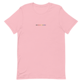 Embroidered Philly Pride T-Shirt: Pride Flag Horizontal Circle Design