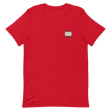 Agender Flag Embroidered Circle Tee: Celebratory LGBTQ+ Pride Design