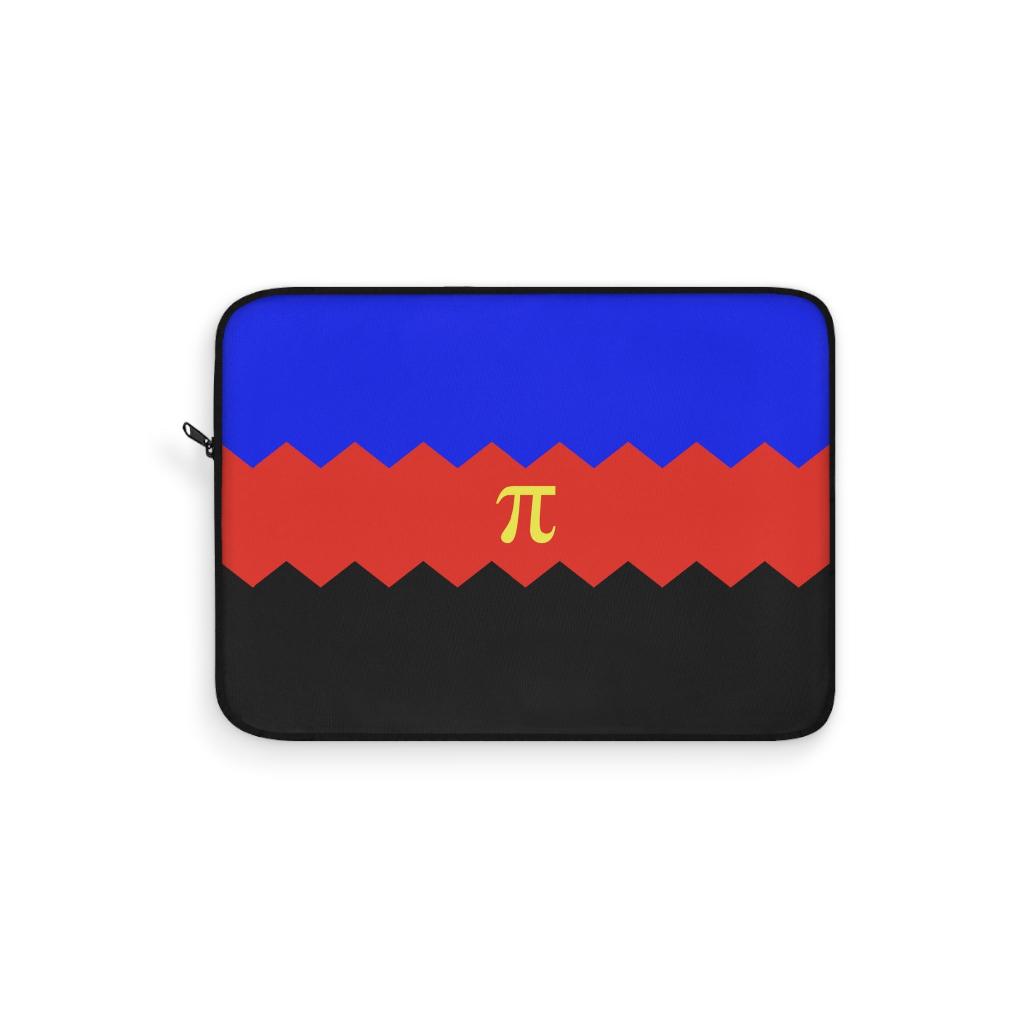 Polyamory Pride Flag Laptop Sleeve: Wavey Print Protective Case