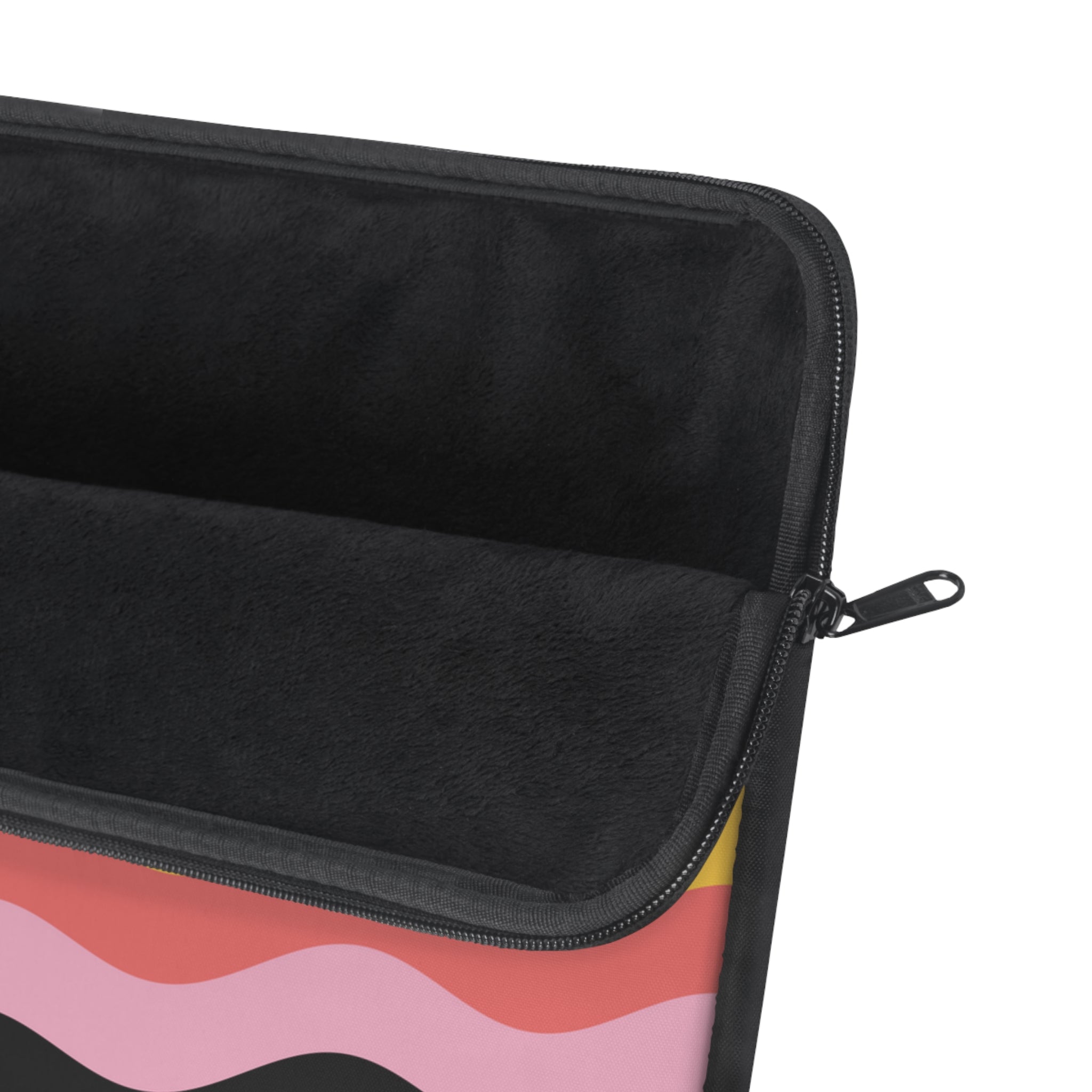 Queer Pride Flag Laptop Sleeve: Ripple Print Protective Case