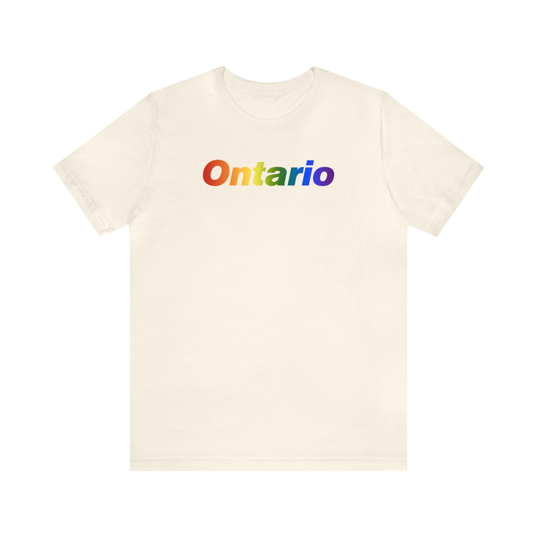 Ontario Pride Gradient T-Shirt: LGBTQ+ Designed Tee