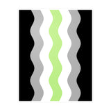 Agender Flag Ripple Decal: Wavey Pride Sticker