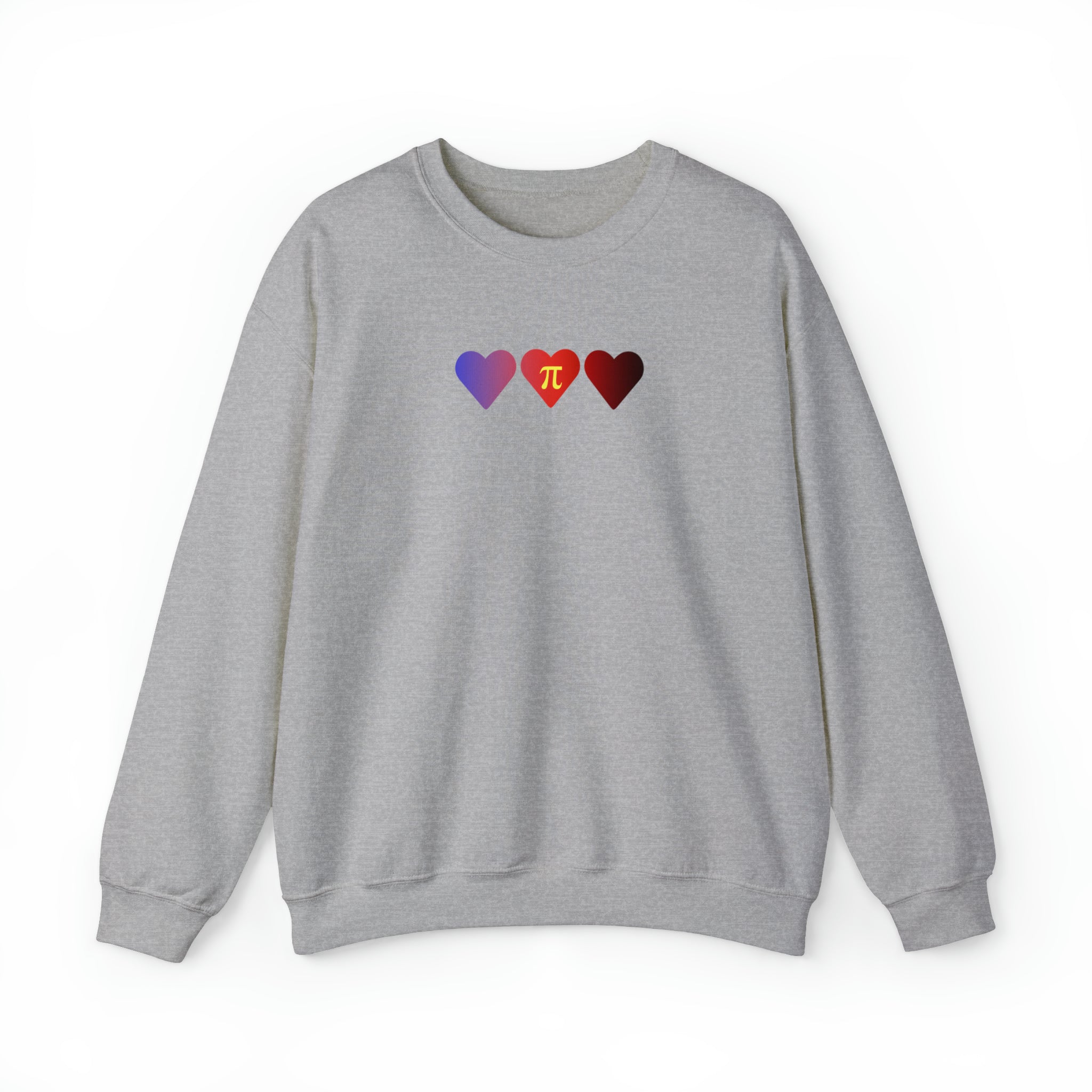 Polyamory Flag Hearts Sweatshirt: Pride LGBTQ+ Gradient Design