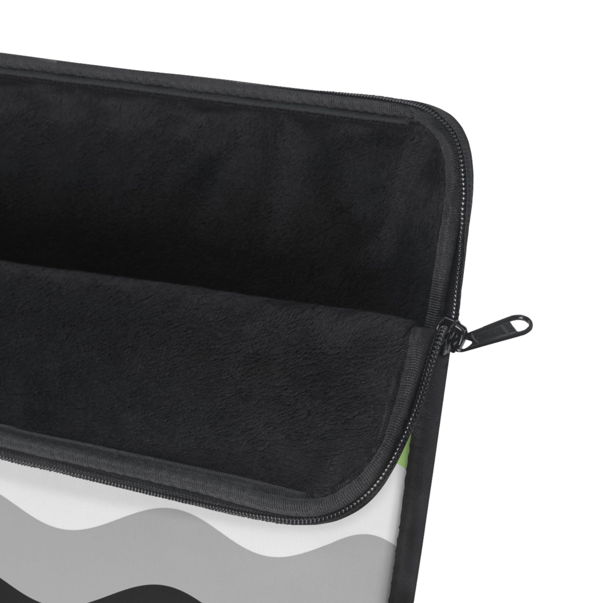 Agender Pride Flag Laptop Sleeve: Ripple Print Protective Case